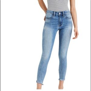 American Eagle Light Hi Rise Crop Jeggings Jeans